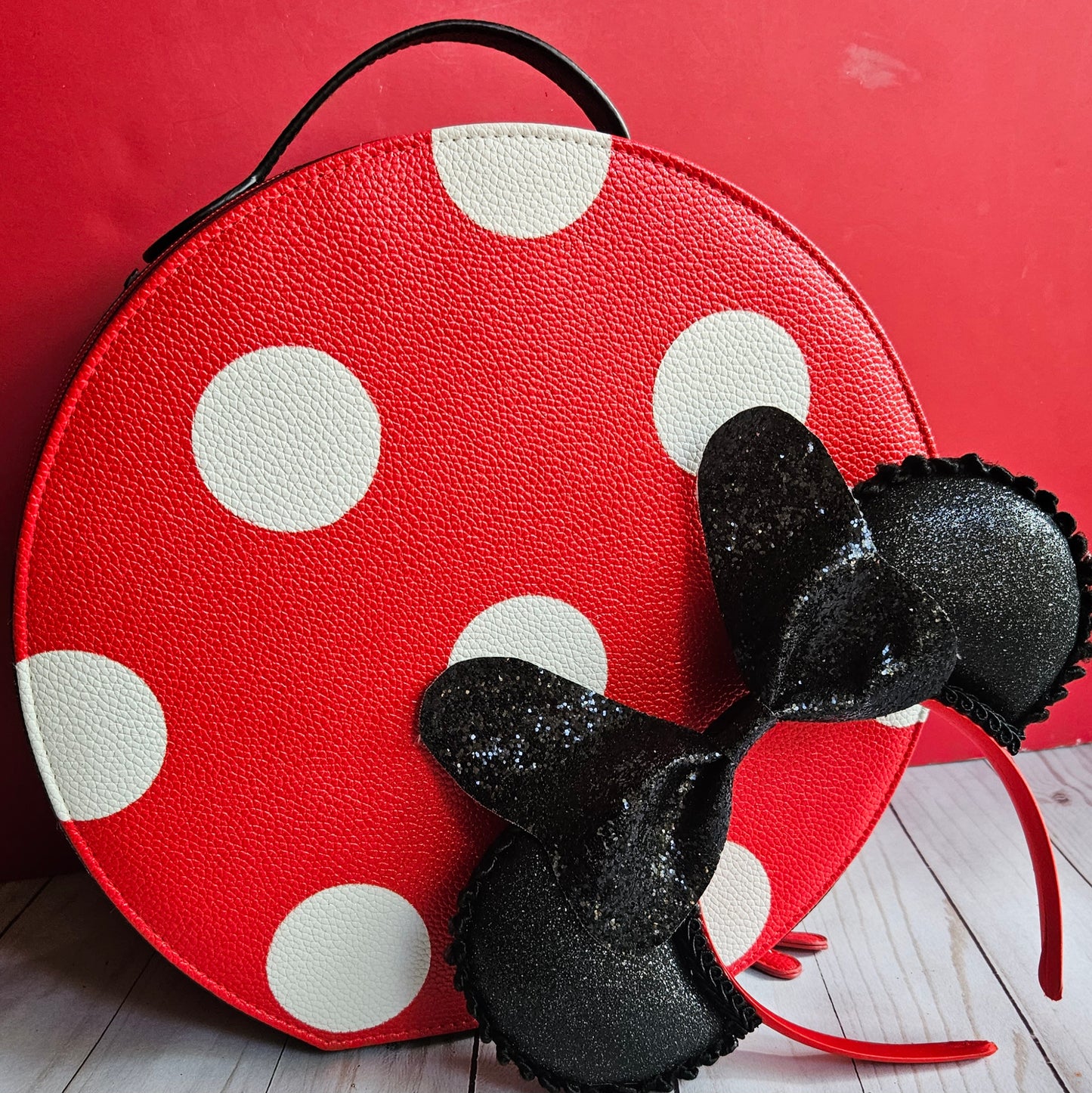 Polka Dot CollectEar Ear Carrier Travel Case