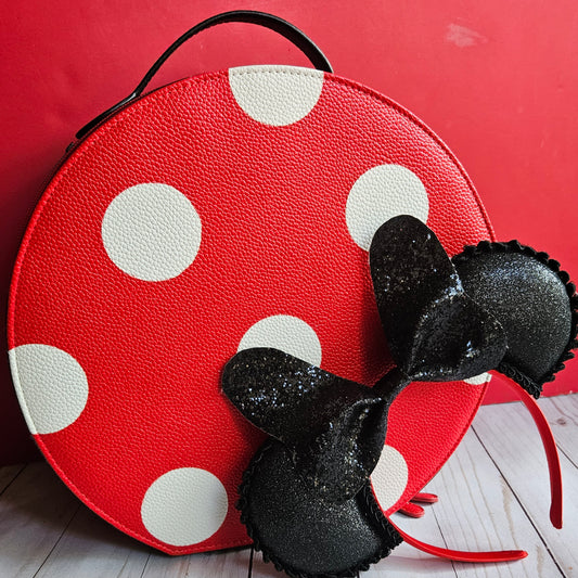 Polka Dot CollectEar Ear Carrier Travel Case