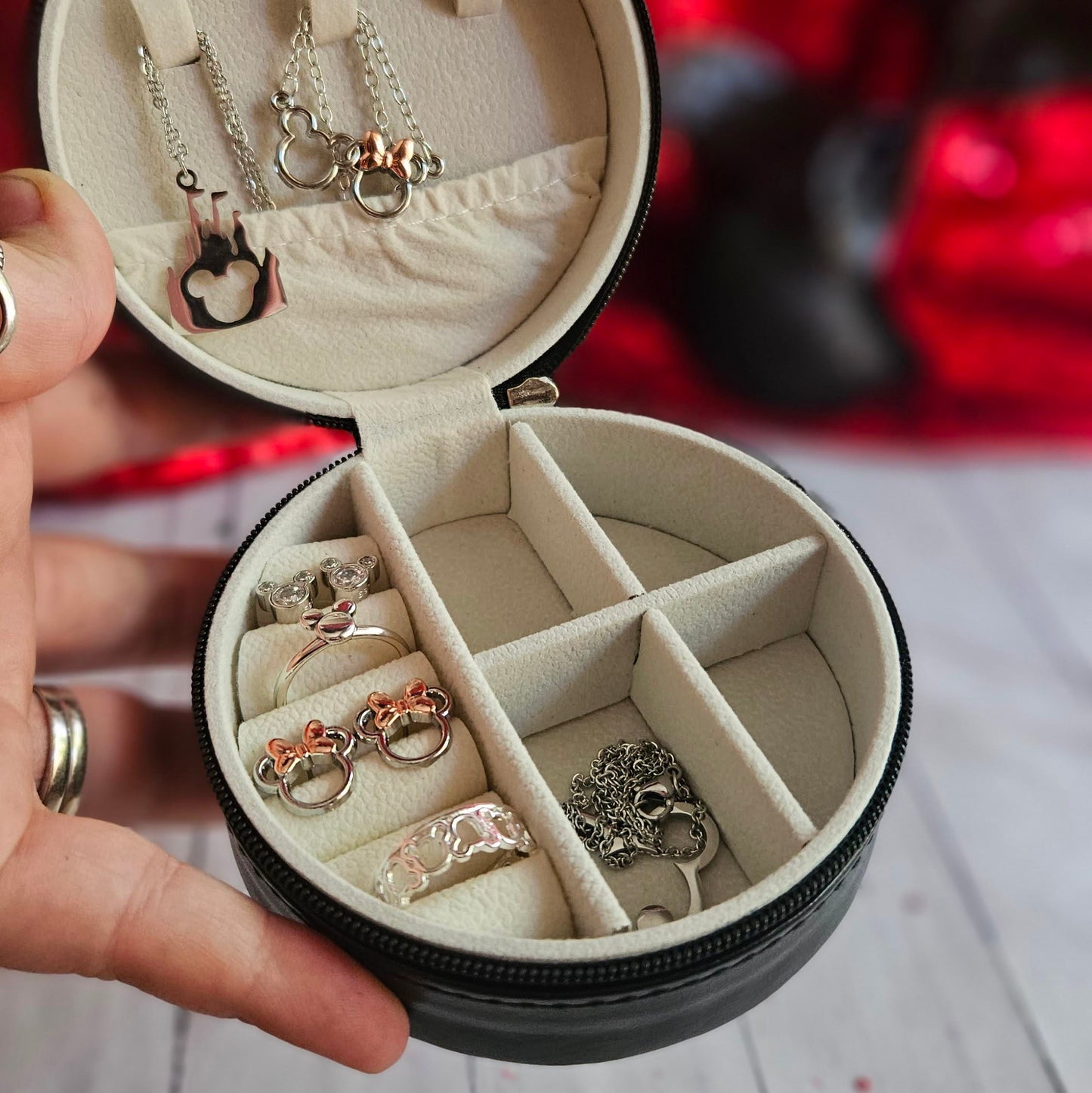 Classic Polka Dot Jewelry Case