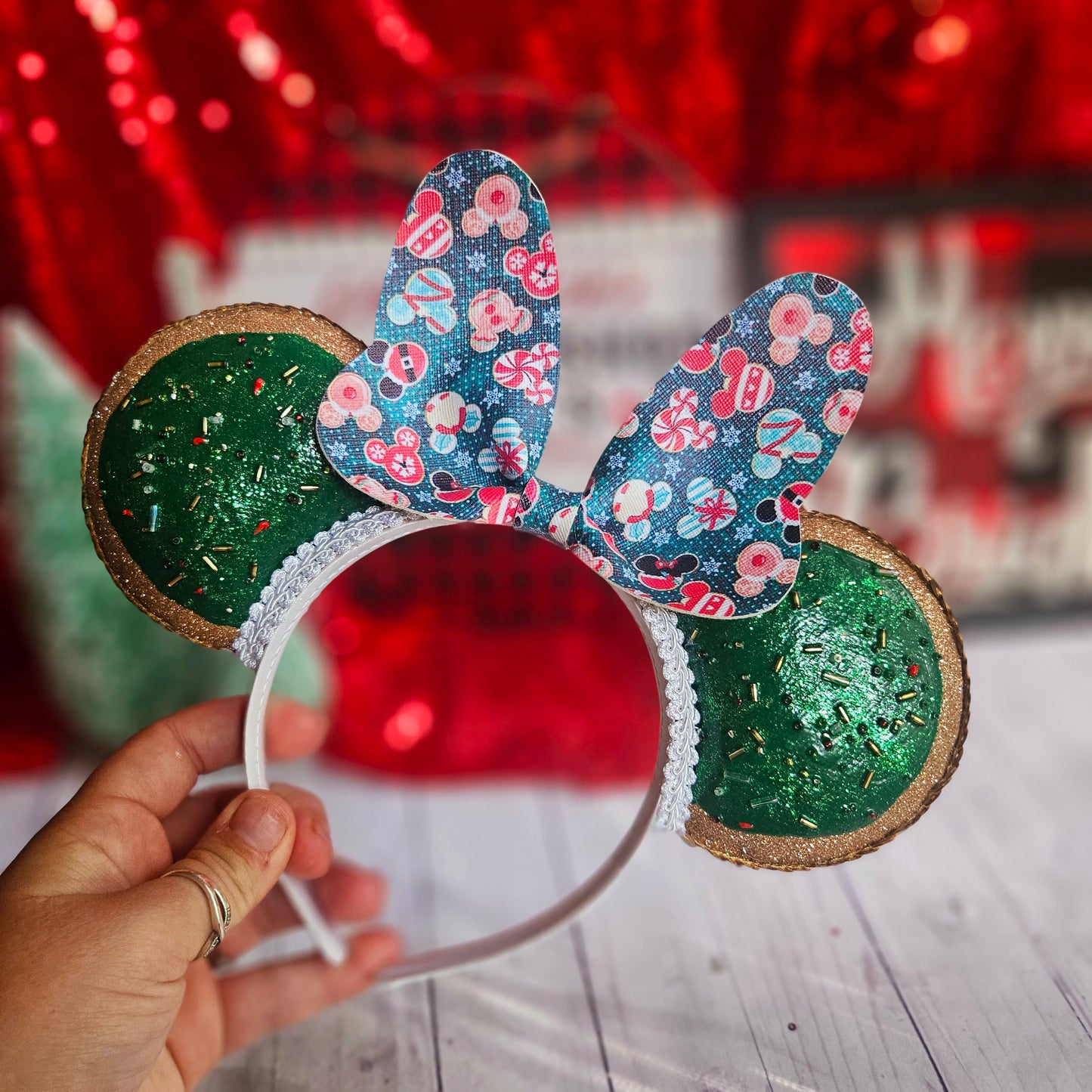 Santa's Cookies Bowtique Bow Headband