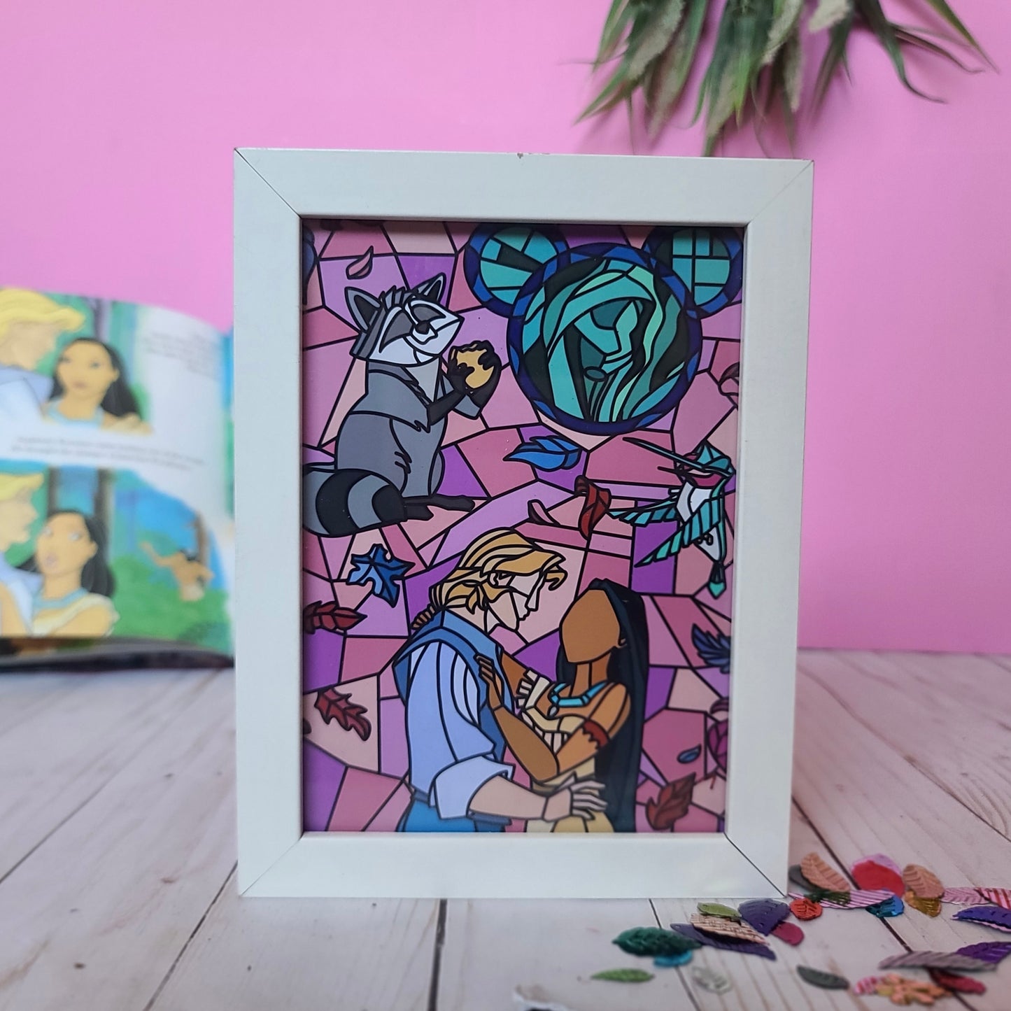 Colorful Wind Stained Glass Print Collection