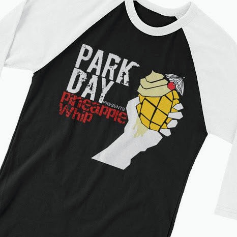 Park Day Pineapple Whip 3/4 sleeve raglan shirt