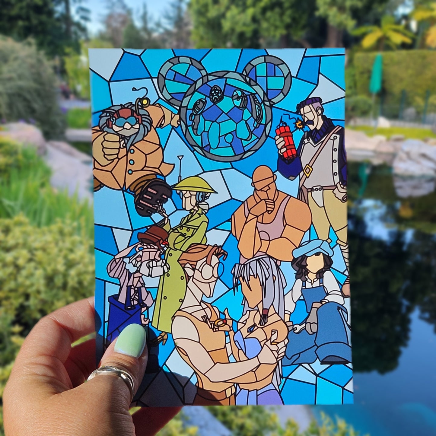 Lost Empire Stained Glass Print Collection