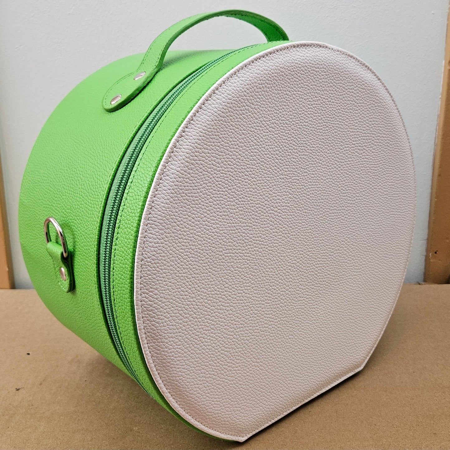 "As Is" Green/White on Green CollectEar Ear Carrier Travel Case