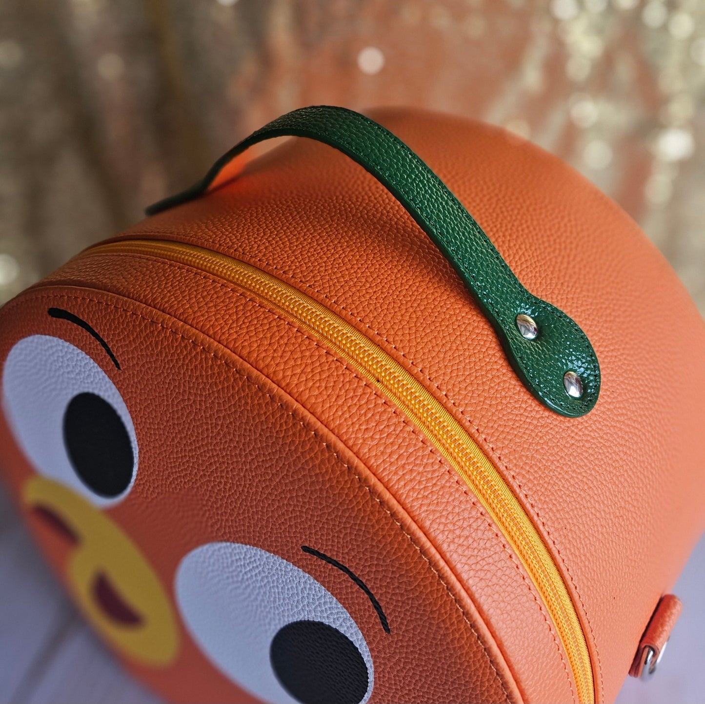 Orange Mascot CollectEar Ear Carrier Travel Case