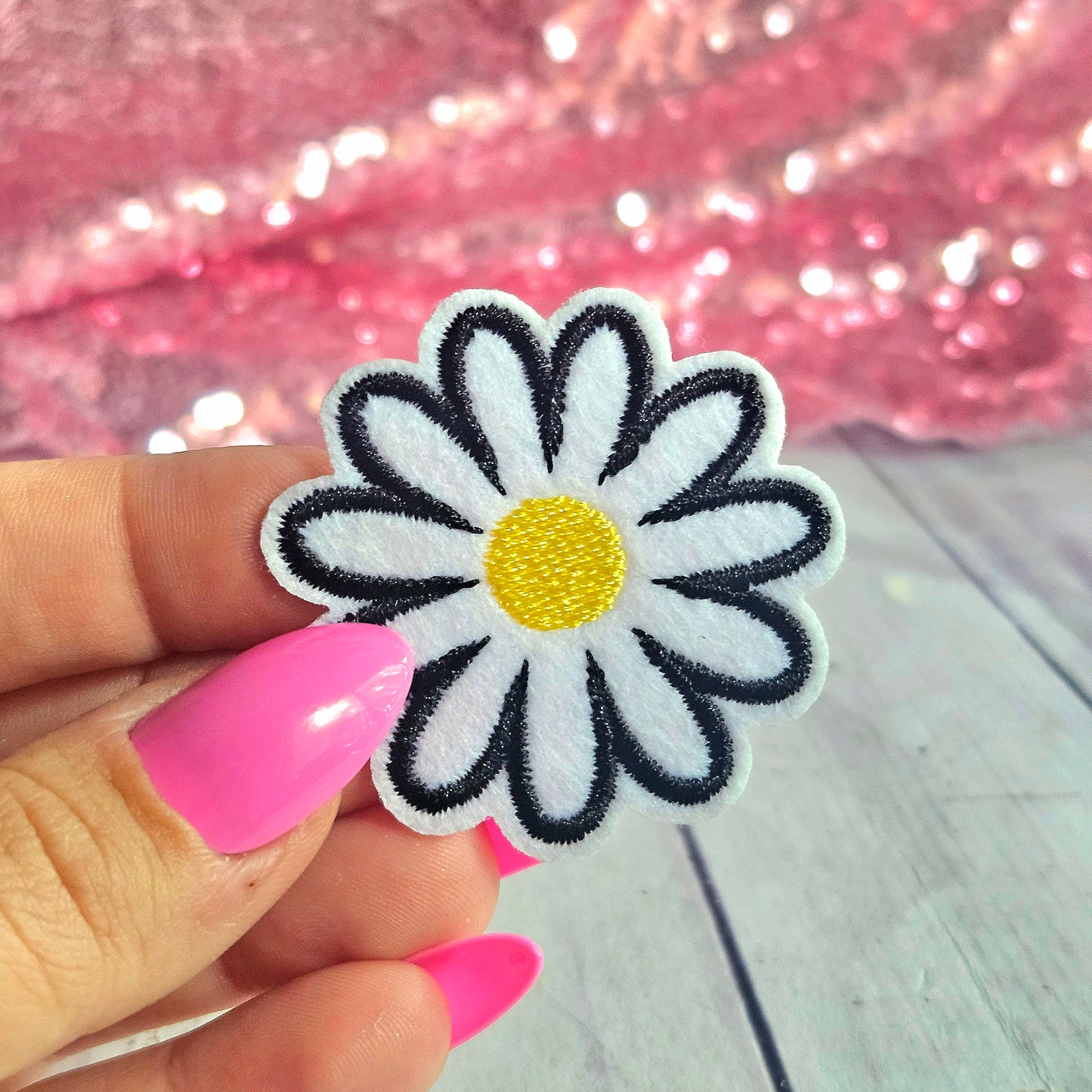 Daisy Iron On Patch
