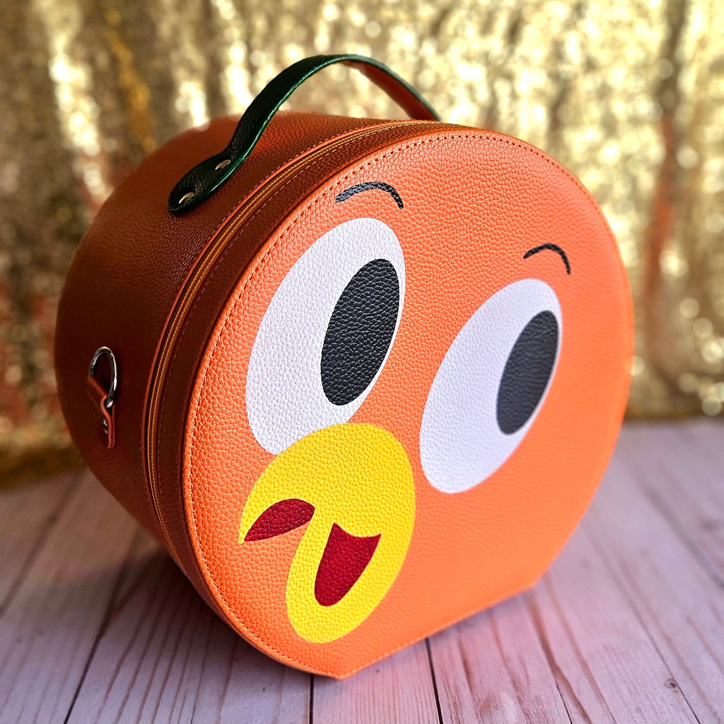 Orange Mascot CollectEar Ear Carrier Travel Case