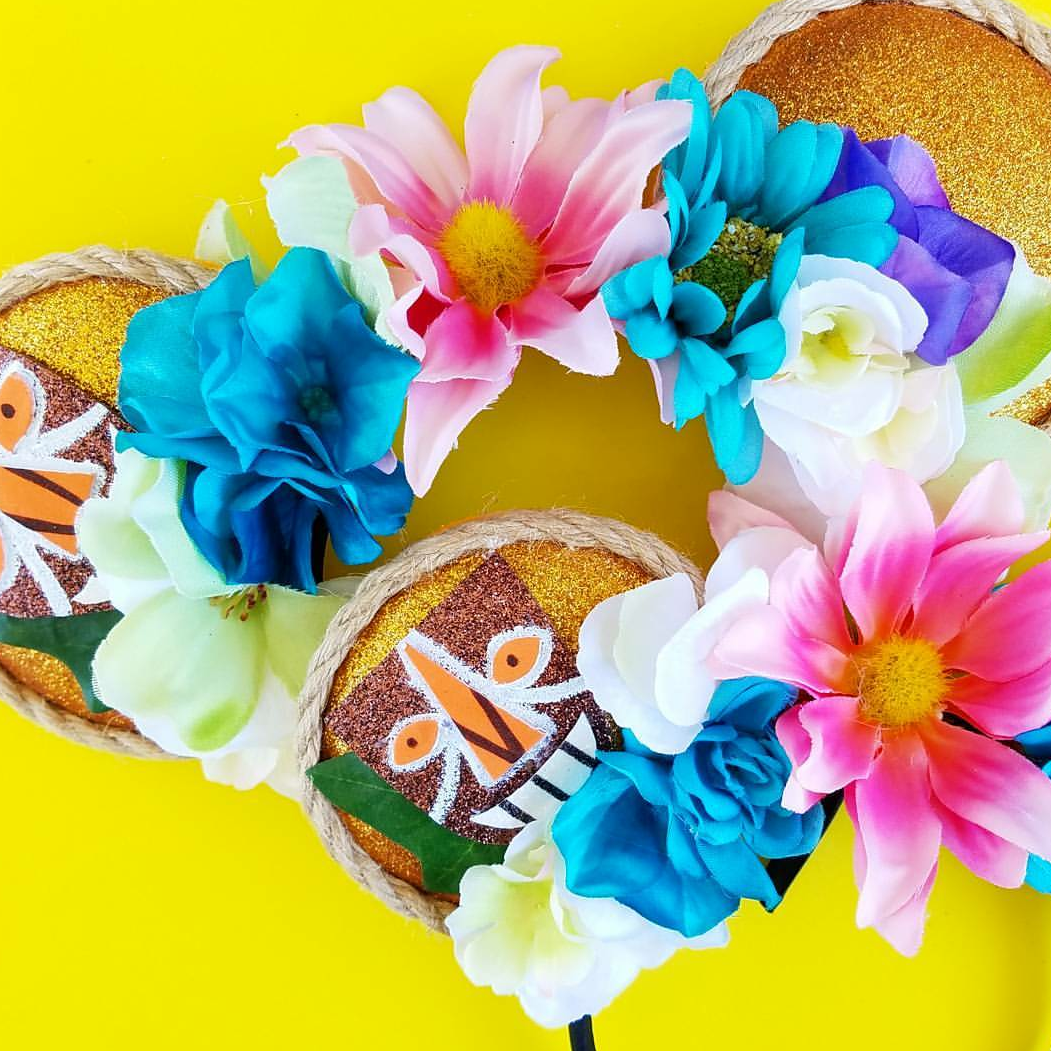 Tiki Man Floral Headband