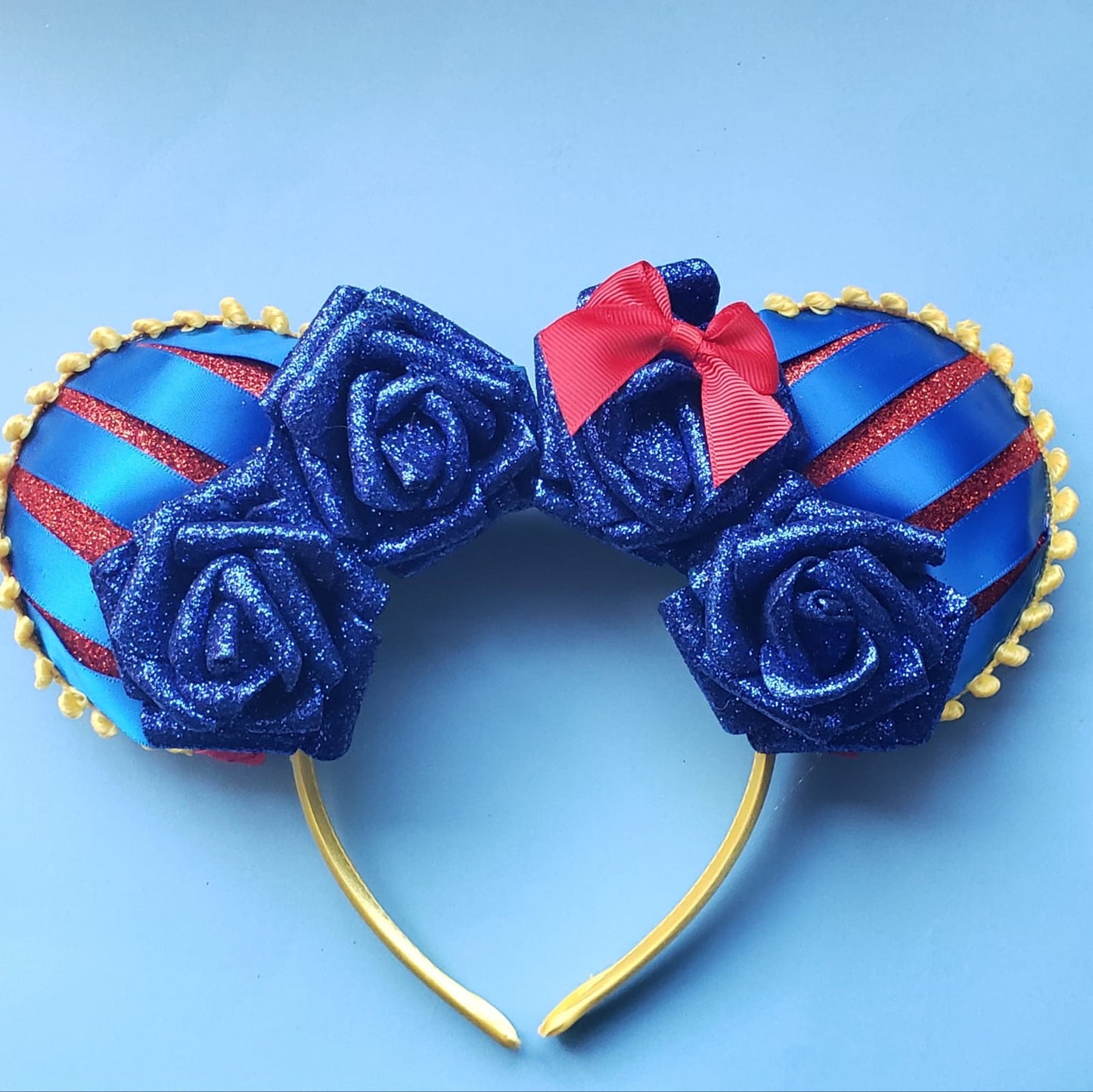 Cottage Princess Glitter Floral Headband