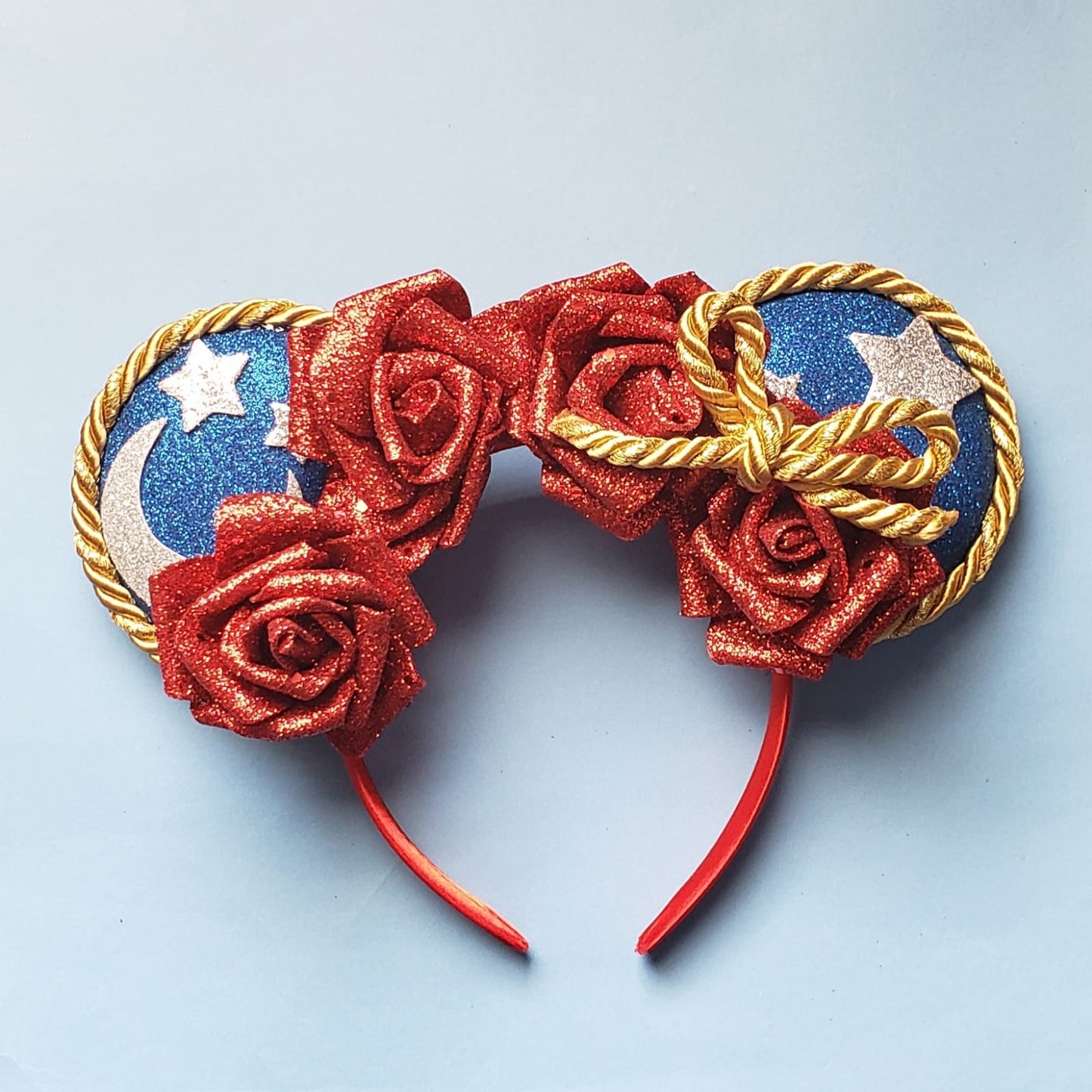 Starry Apprentice Glitter Floral Headband