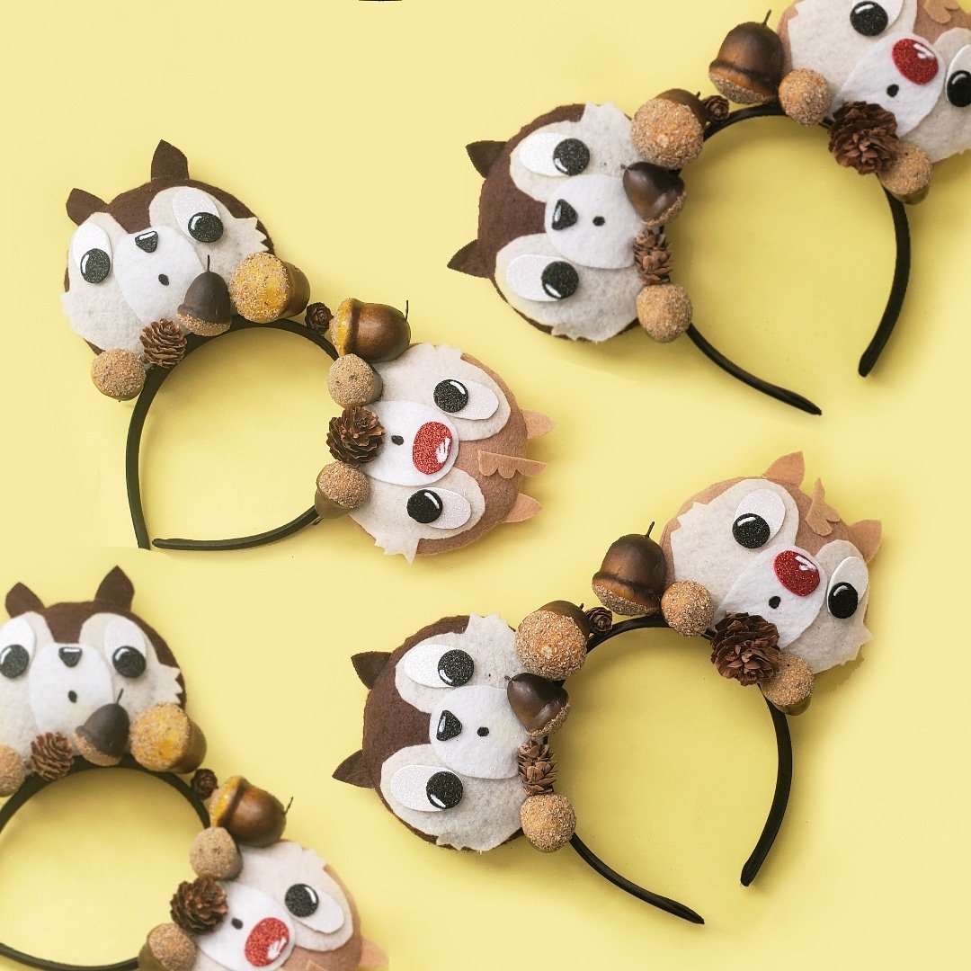Critters and Acorns Headband