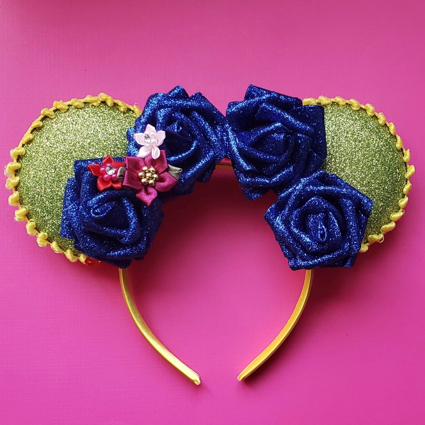 Warrior Princess Glitter Floral Headband