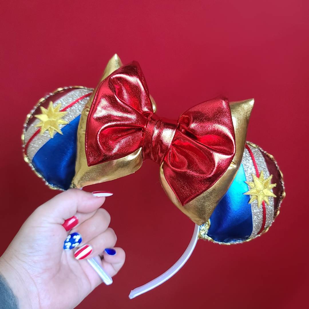 Red, White and Gold Hero Headband