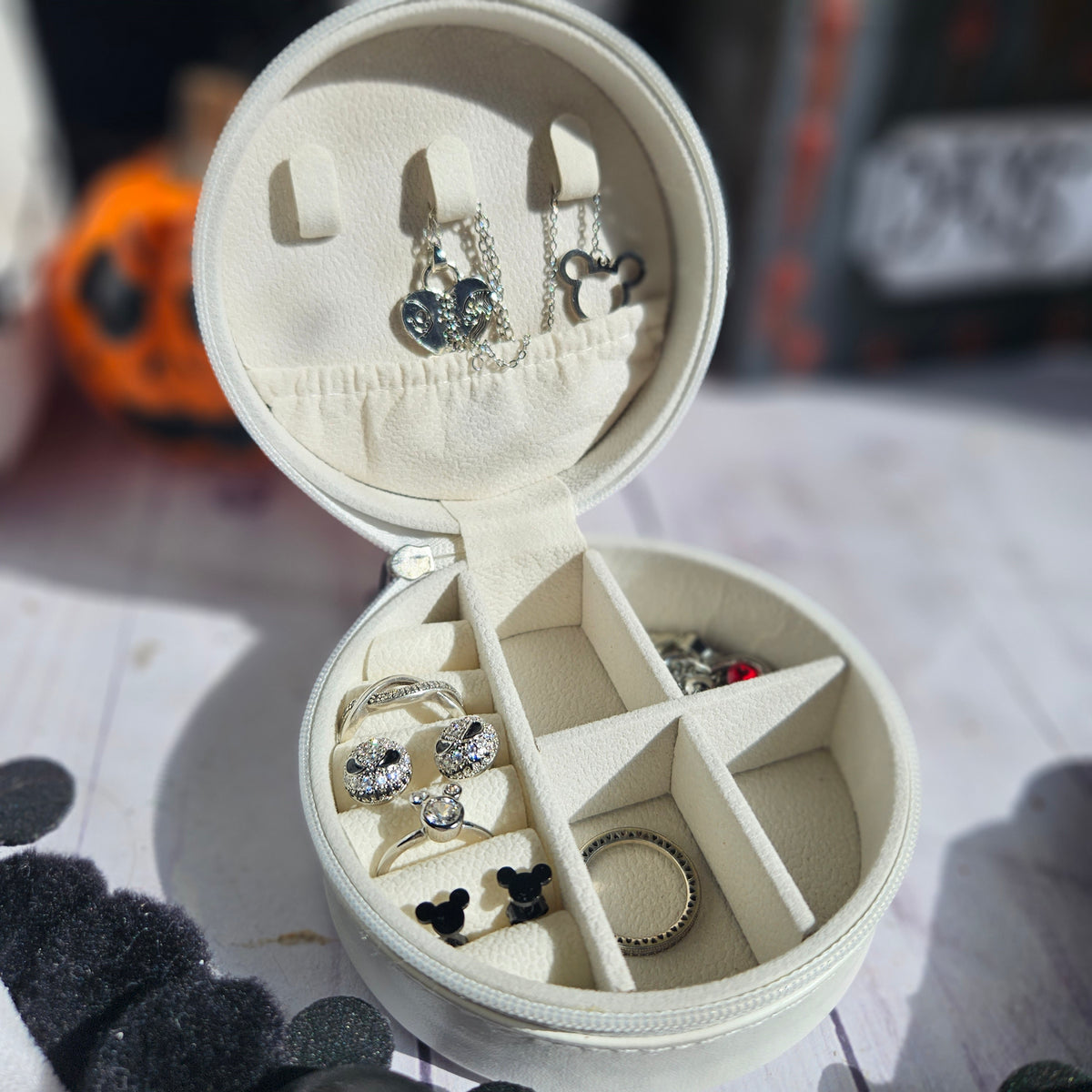Sample Pinstriped Bone Daddy Jewelry Case
