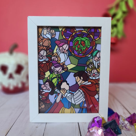 Mining Gems Stained Glass Print Collection