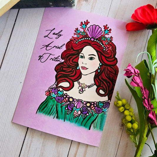Lady of Triton Print
