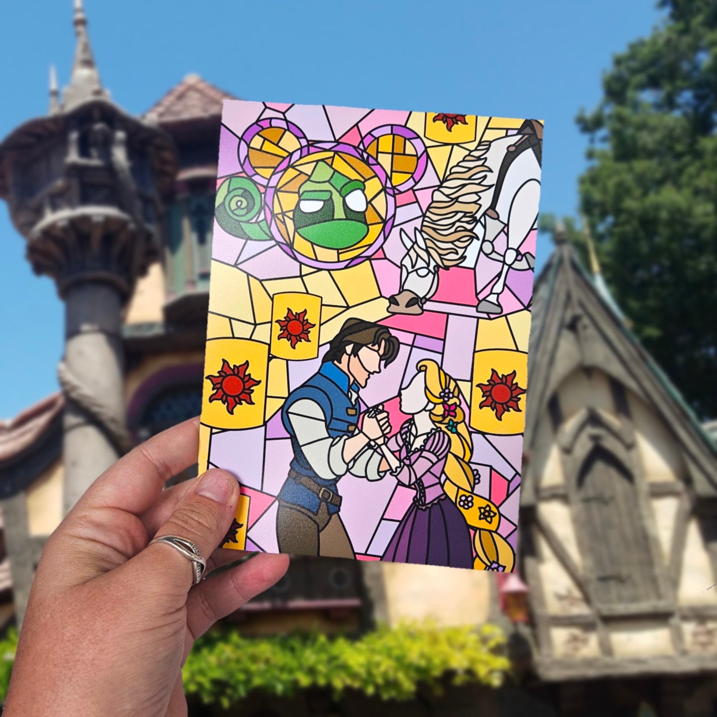 Lost Princess Stained Glass Print Collection