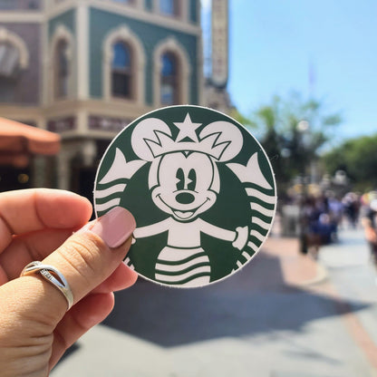 Coffee Mouse Sticker