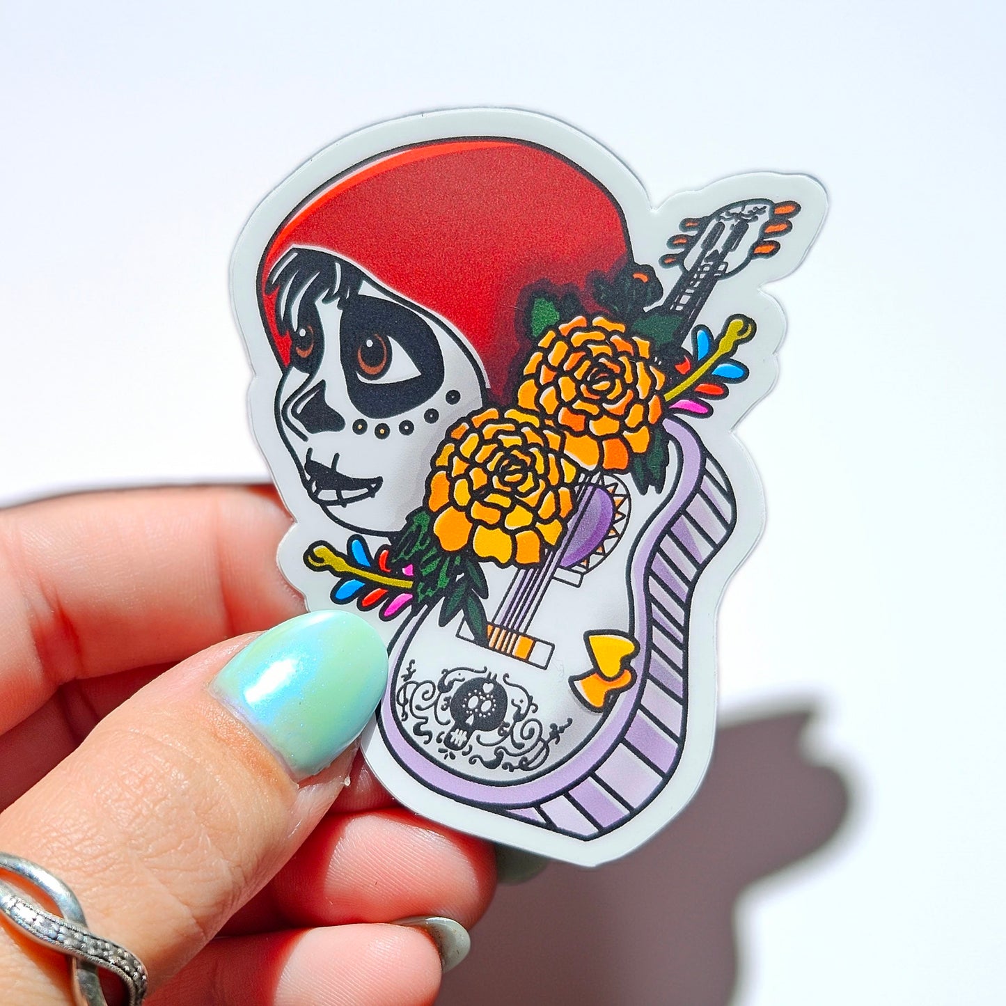 Muertos Musician Sticker