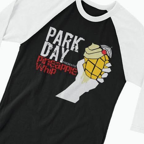 Park Day Dole Whip 3/4 sleeve raglan shirt
