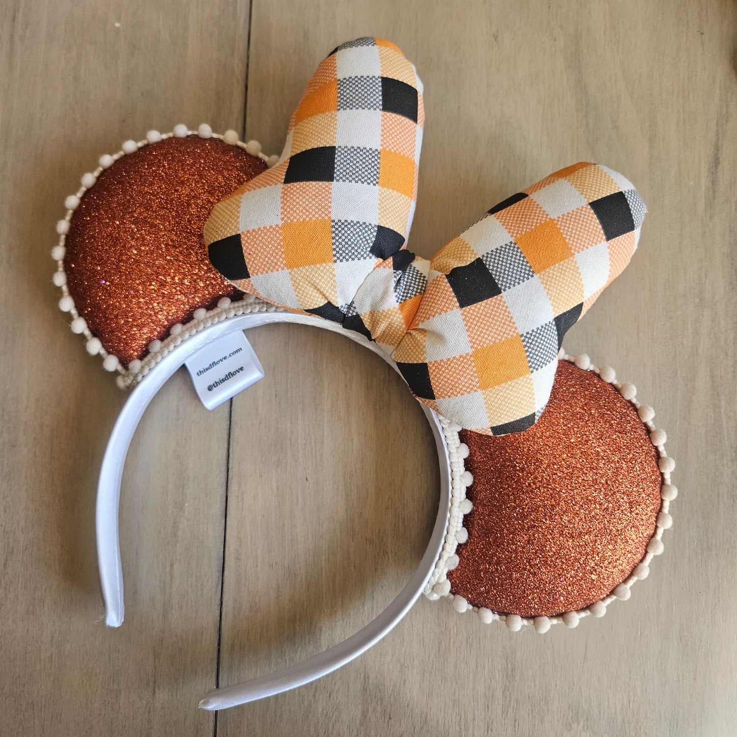 Fall Plaid Puffy Bowtique Bow