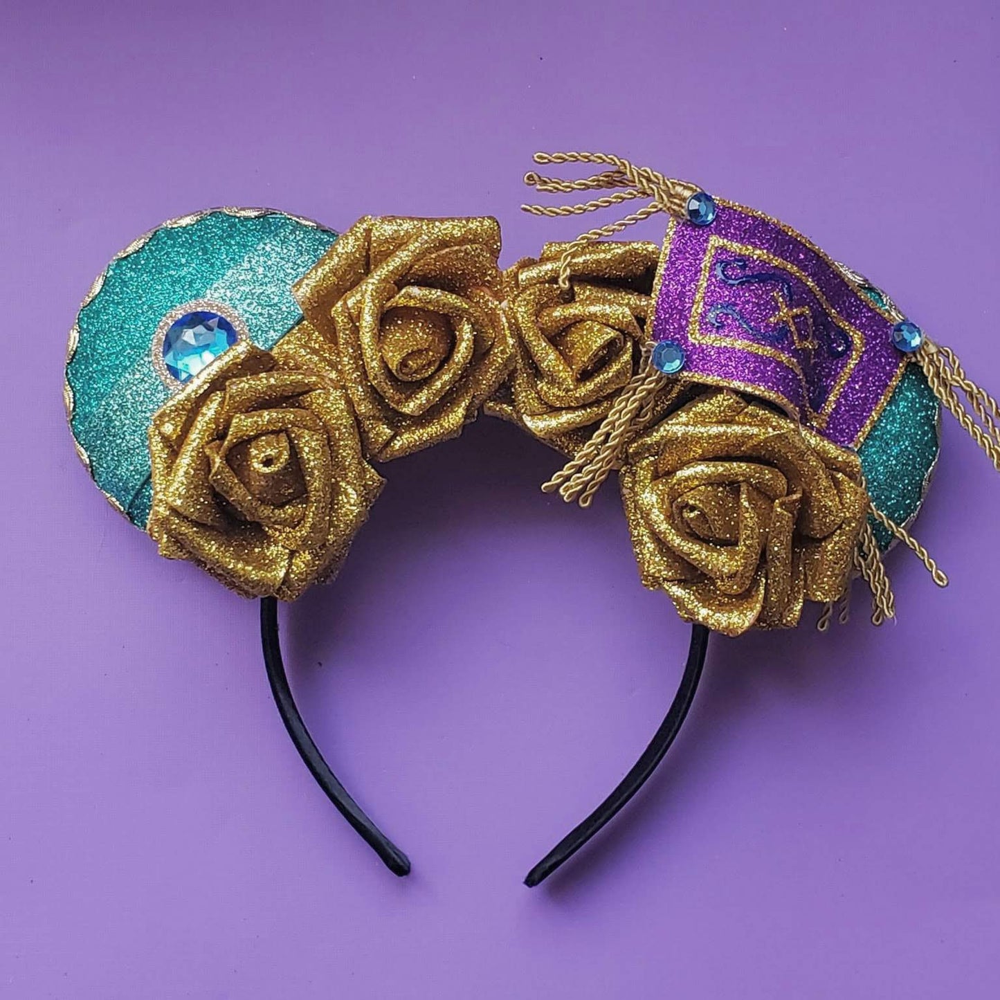 Jewel of the Desert Glitter Floral Headband