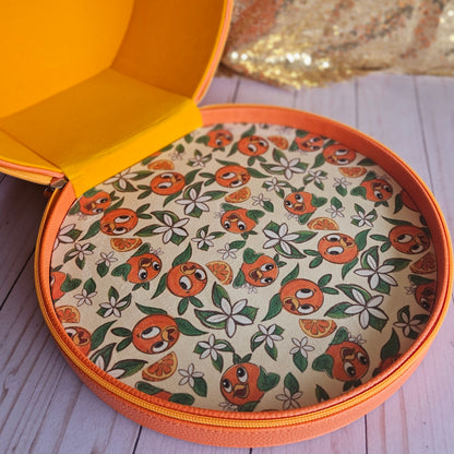 Orange Mascot CollectEar Ear Carrier Travel Case