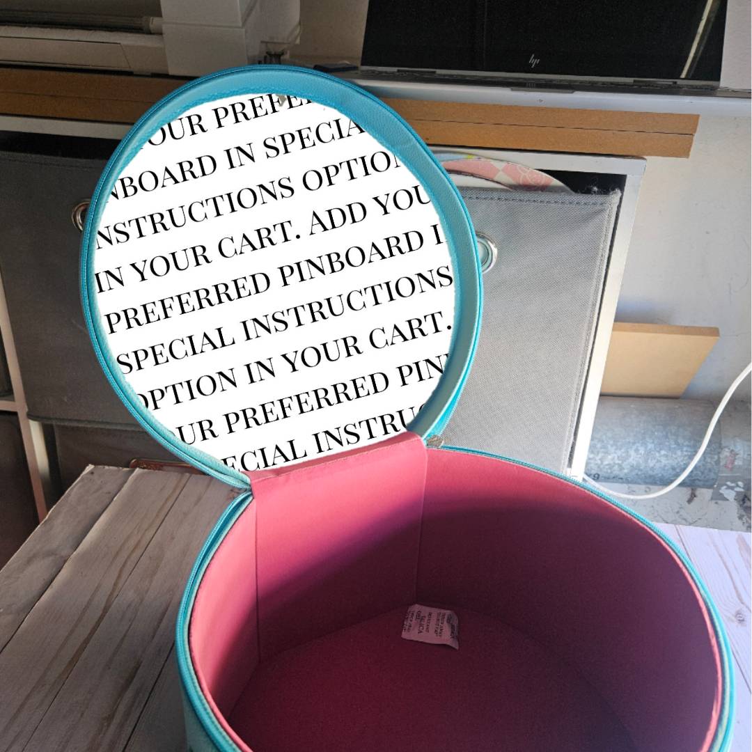 "As Is" Light Blue and Pink CollectEar Ear Carrier Travel Case