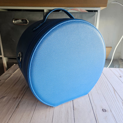 "As Is" Blue and Red CollectEar Ear Carrier Travel Case