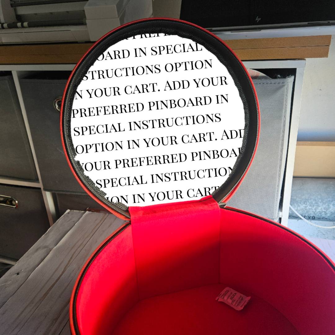 "As Is" Black/White and Red CollectEar Ear Carrier Travel Case