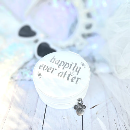 Happily Ever After Wedding Bridal Jewelry Case