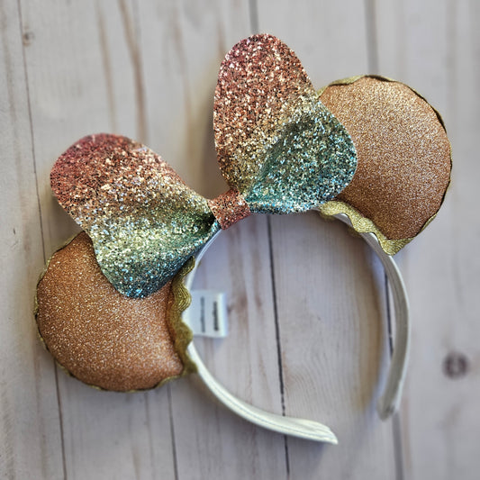 Rose Gold Rainbow Bowtique Bow