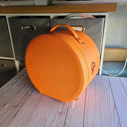 "As Is" Orange and Orange CollectEar Ear Carrier Travel Case