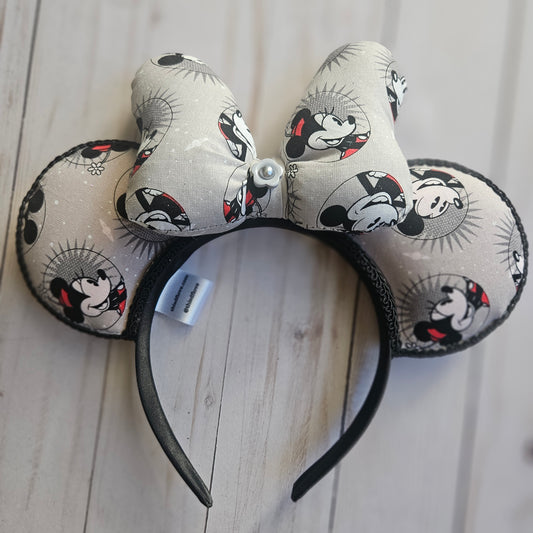 Vintage Mouse Puffy Bowtique Bow