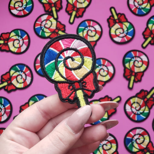 Lollipop Iron-on Patch