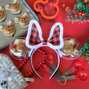 Mickey Gingerbread Mouse Couple Light Up Balloon Ears