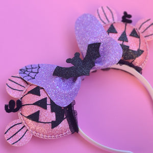 Pastel Boo to You Bowtique Bow Halloween