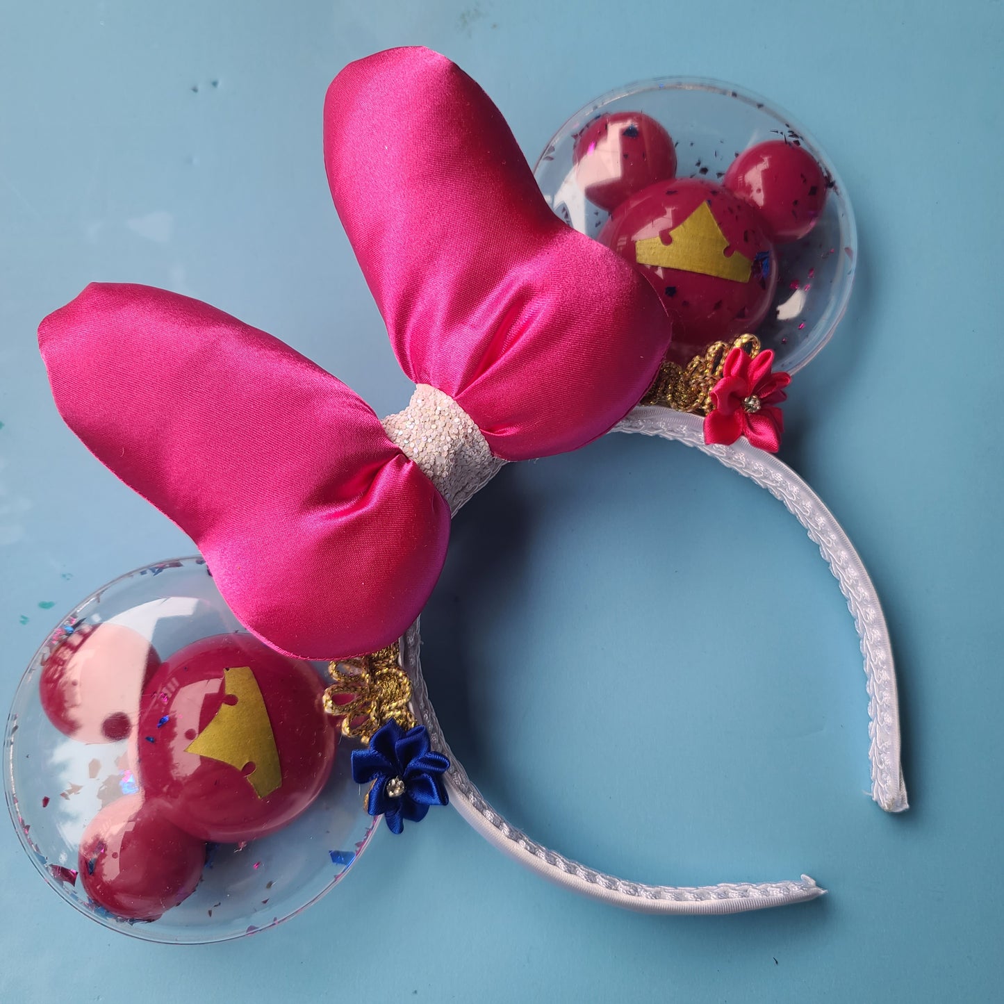 Make it Blue/Pink Princess Light Up Balloon Ears