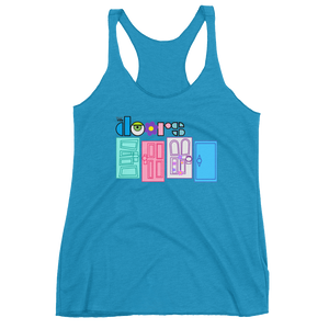 Monsters Inc The Doors Women's Racerback Tank