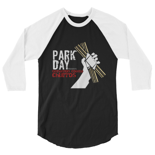 Park Day presents Churros 3/4 sleeve raglan shirt