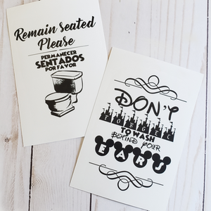Mickey Bathroom Print Pack