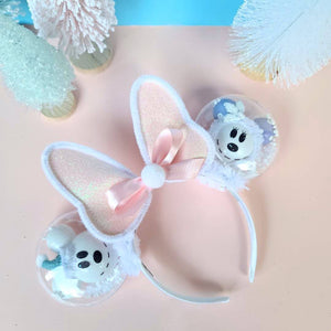 Pastel SnowMouse Light Up Balloon Ears